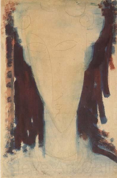 Amedeo Modigliani Tete de femme (mk38) France oil painting art